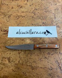 cuchillo de mesa mango madera19,5 cm.