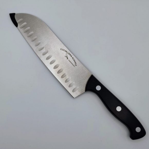Cuchillo Santoku Alveolado Cuchilleria Álvarez